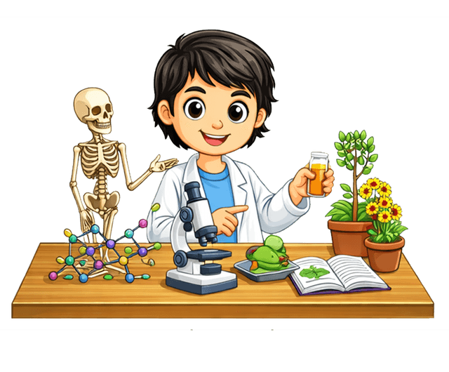 Biology Lab Illustration