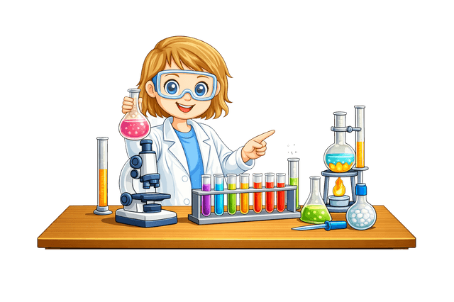 Chemistry Lab Illustration