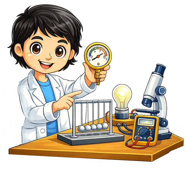 Physics Lab Illustration